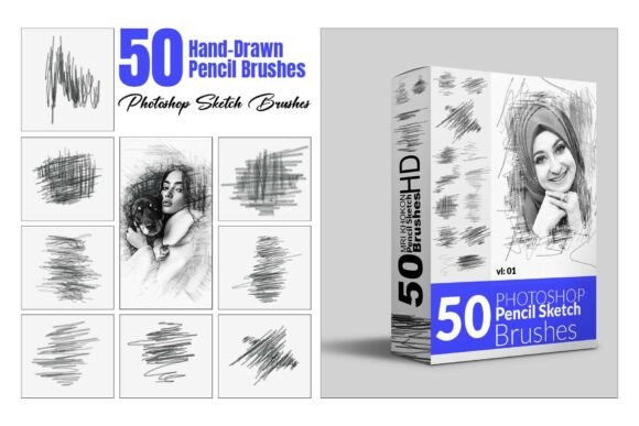 Download Hand-Drawn Pencil Brushes - Draw Collection