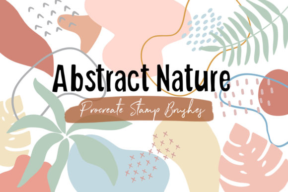 Download Procreate Stamp Brush - Abstract Nature - Procreate stamp Collection