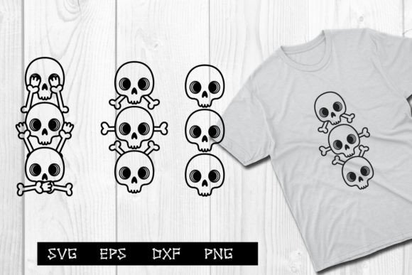 Download Cute Skulls Svg, Skull Hand Drawn Kawaii - Draw Collection