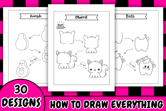 Download How to Draw Cute Stuff for Kids KDP - Draw Collection