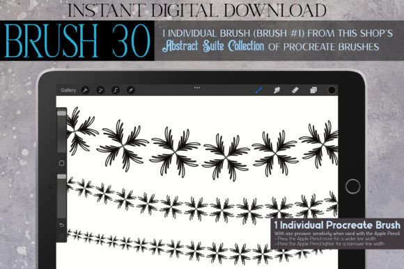 Download Procreate Brush #30 – Abstract Suite - Premium Resources