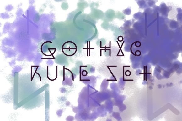 Download Procreate Stamps - Gothic Rune Set - Procreate stamp Collection