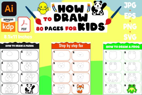 Download How to Draw 80 Adorable Pages for KIDS - Draw Collection