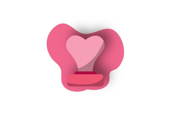 Download Valentine Flat Icon Heart Stamp - Heart stamp Collection