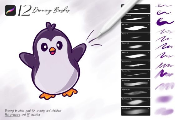 Download Drawing Procreate Brushes - Draw Collection