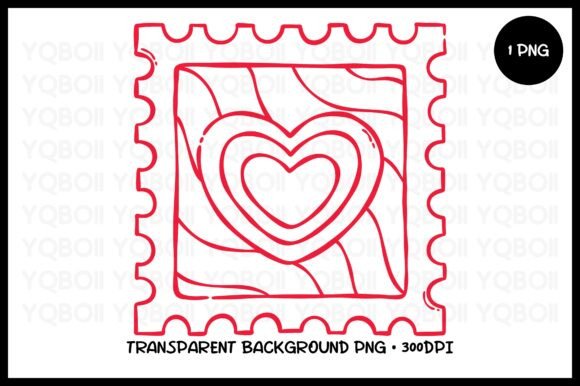 Download Hand Drawn Heart Stamp PNG - Draw Collection